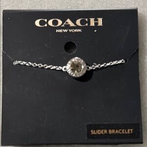 Coach Silver Slider Bracelet